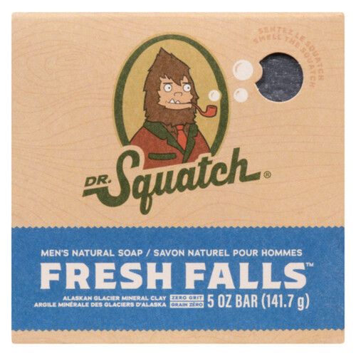 Dr. Squatch Men's Natural Bar Soap Fresh Falls 142 g