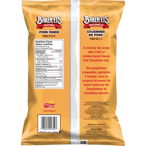 Baken-Ets Traditional Smoked Pork Rinds 70 g