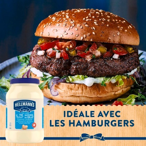 Hellmann's Mayonnaise Vraie sans gluten 890 ml