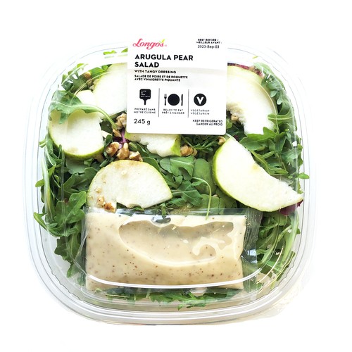Longo's Salad Arugula Pear Parmesan and Walnut 245 g