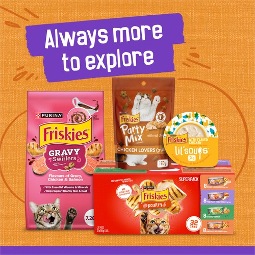 Friskies Chunks Wet Cat Food Chicken Dinner 156 g