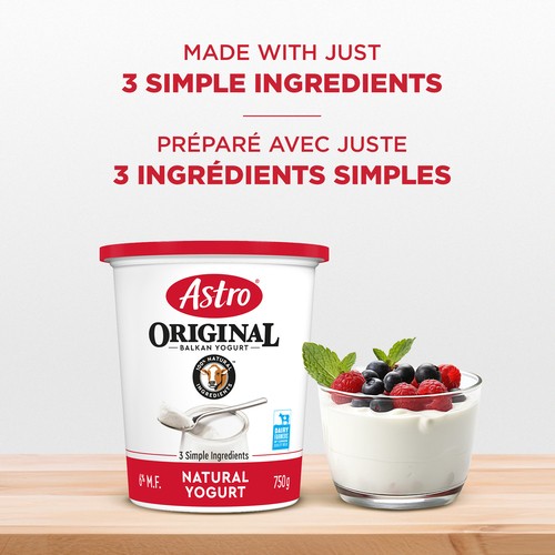 Astro Original 6% Yogurt Balkan Plain 750 g
