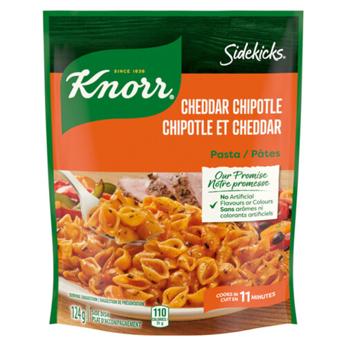 Knorr Side Dishes Cheddar Chiptole Pasta For Restaurant-Inspired Dinner 124 g