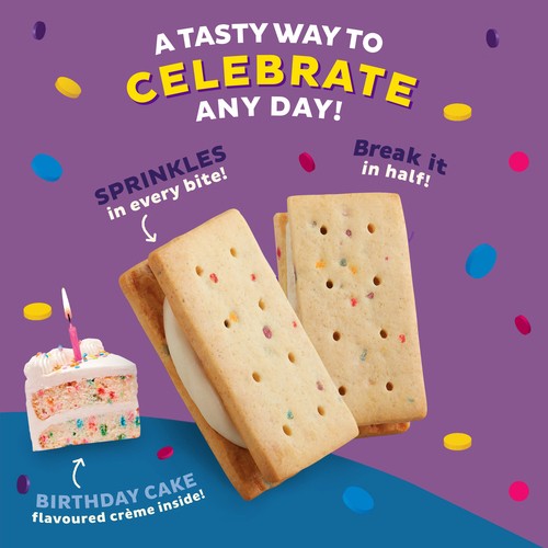 Annie’s Organic Graham Sandwiches Birthday Cake 226 g