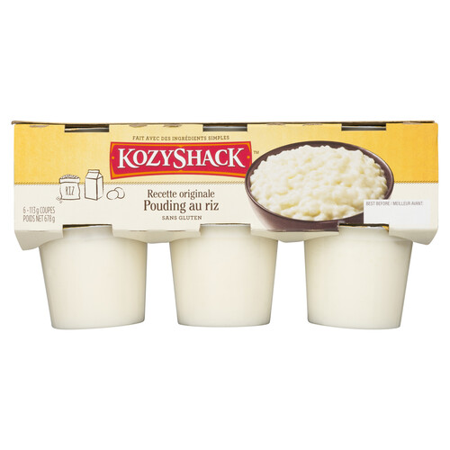 Kozy Shack Original Recipe Pudding Rice 6 x 113 g