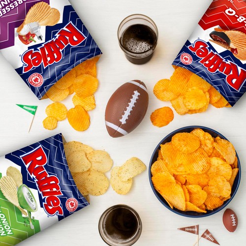 Ruffles Potato Chips Sour Cream'n Bacon 200 g