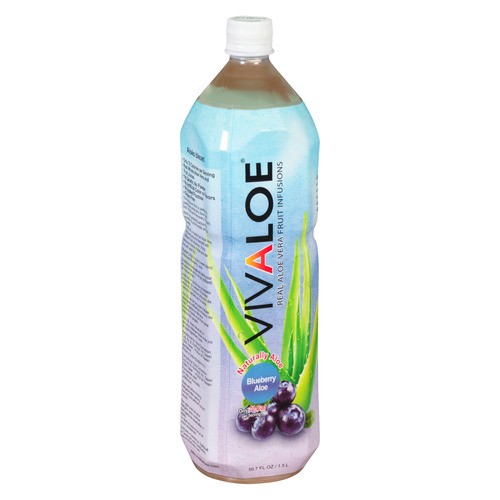 Vivaloe Real Alovera Drink Blueberry 1.5 L (bottle)