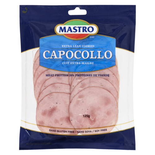 Mastro Extra Lean Cooked Capocollo Sliced Meat 125 g