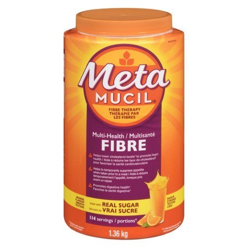 Metamucil Fibre Supplement Smooth Texture Orange 1.36 kg