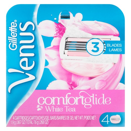 Gillette Venus Comfortglide Razor Blade Refill White Tea 4 Cartridges