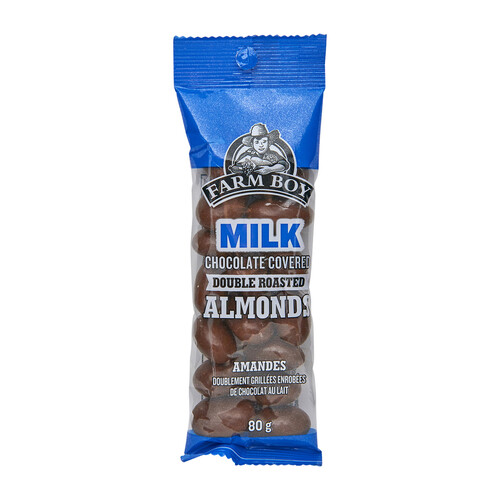 Farm Boy Double Roasted Almonds Milk Chocolate Covered 80 g