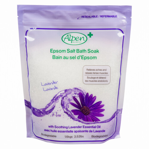 Alpen Secrets Lavender Epsom Salt 1.6 kg