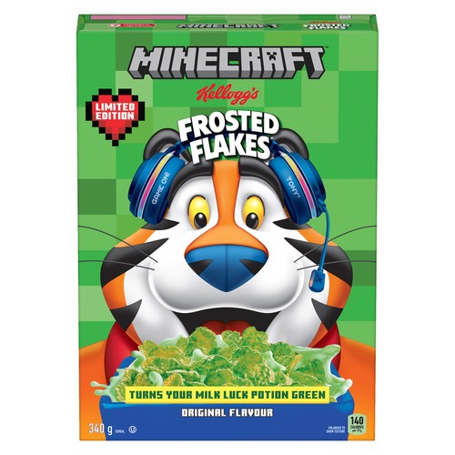 Kellogg Frosted Flakes Minecraft Cereal 340 g