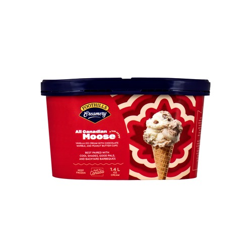Foothills Creamery Ice Cream All Canadian Moose 1.4 L