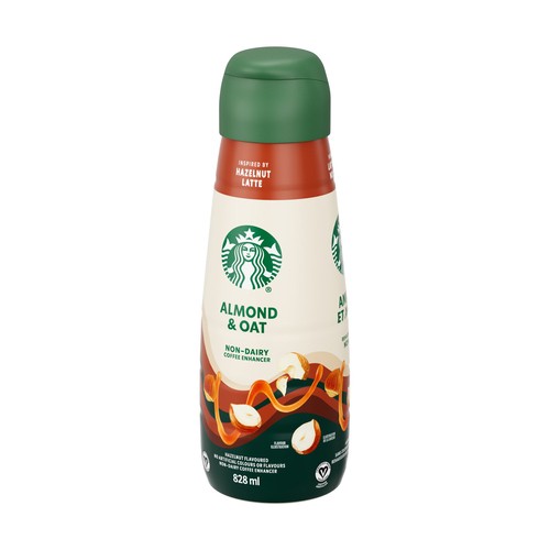 Starbucks Non-Dairy Creamer Almond & Oat Hazelnut Latte 828 ml