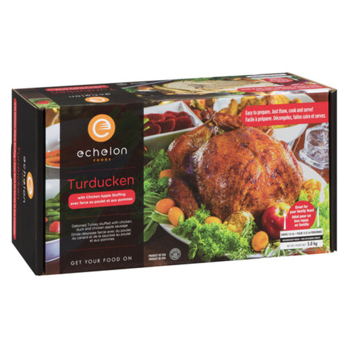 Echelon Foods Frozen Turducken Chicken Apple Stuffing 5 kg