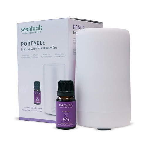Scentuals Natural Oil Diffuser Duo Peace 1 Count
