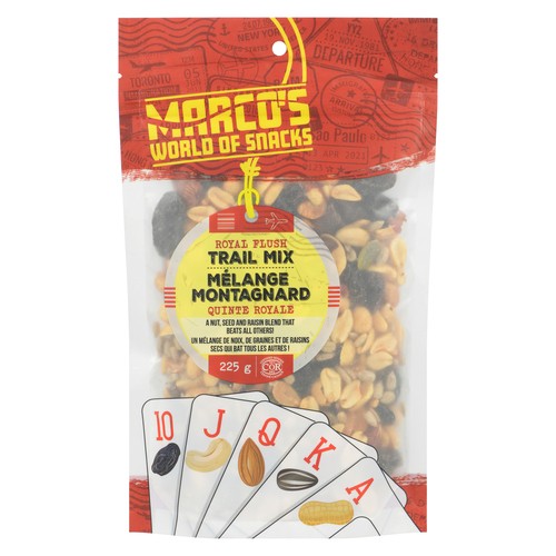 Marco's World Of Snacks Trail Mix Royal Flush 225 g