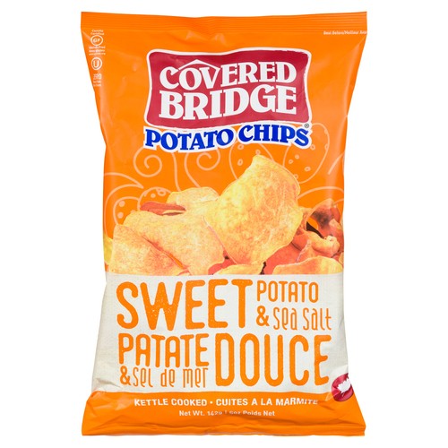 Covered Bridge Gluten-Free Sweet Potato Chips Sea Salt 142 g