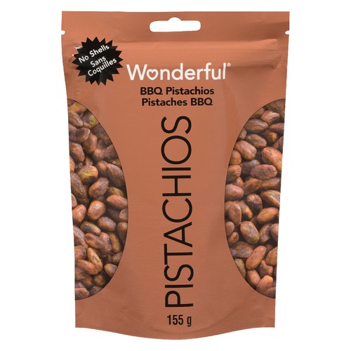 Wonderful Pistachios BBQ No Shell Pistachios 155 g