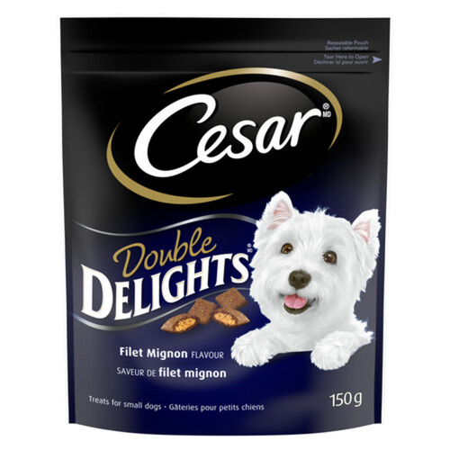 Cesar Double Delights Small Dog Treats Filet Mignon 150 g