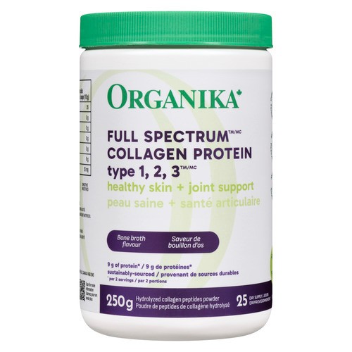 Organika Collagen Supplement Full Spectrum 250 g