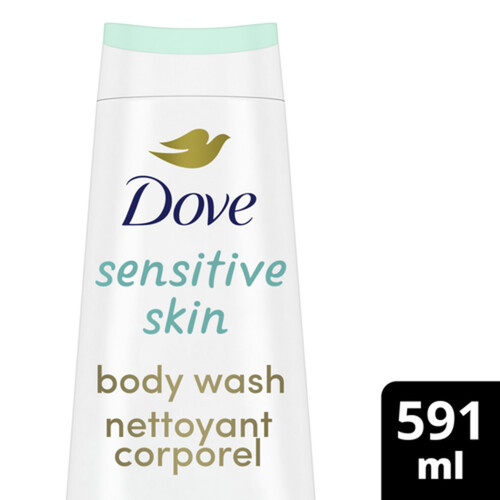 Dove Sensitive Skin Body Wash Hypoallergenic For Healthy-Looking Skin 591 ml