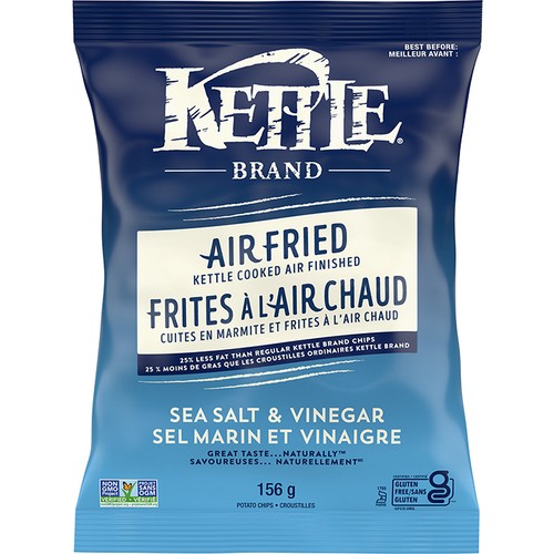 Kettle Foods Potato Chips Sea Salt & Vinegar 156 g