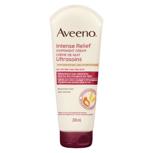 Aveeno Instant Relief Overnight Cream 208 ml