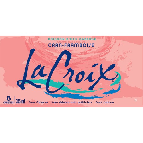 La Croix Sparkling Water Cran-Raspberry 8 x 355 ml (cans)