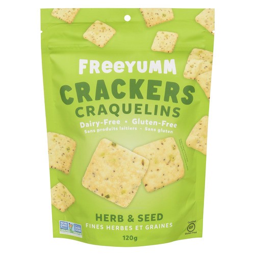Freeyumm Gluten-Free Crackers Herb & Seed 120 g