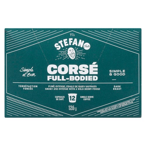 Stefano Faita Full-Bodied Dark Roast 12 K-Cups 126 g