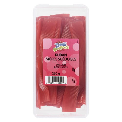 Les Aliments Johnvince Candy Swedish Berry Belts 260 g