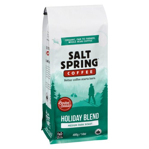 Salt Spring Coffee Fair Trade Organic Holiday Blend 400 g