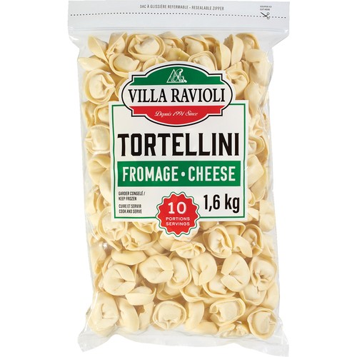 Villa Ravioli Frozen Tortellini Stuffed With Cheese 1.6 kg