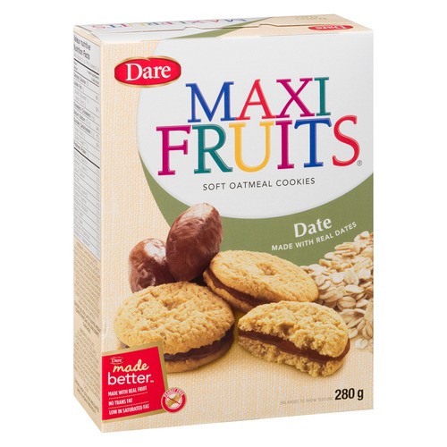 Dare Maxi Fruits Oatmeal Cookies Dates 280 g