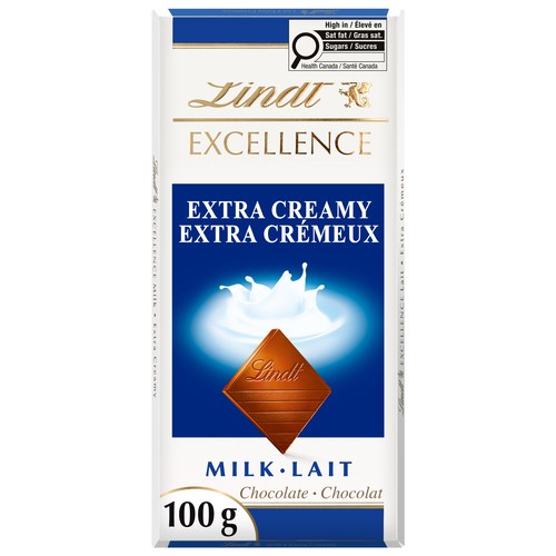 Lindt Excellence Milk Chocolate Bar Extra Creamy 100 g