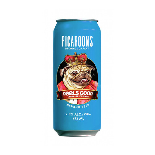 Picaroons Feels Good Beer Imperial Pilsner 7% Alcohol 473 ml (can)