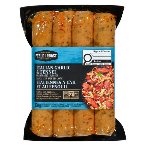 Field Roast Plant-Based Sausages Italian Garlic & Fennel 368 g