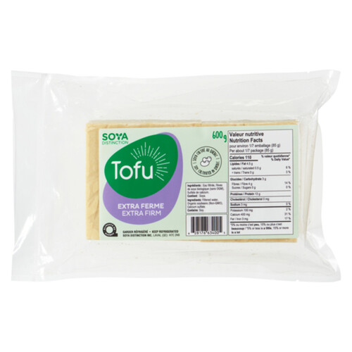 63400 Tofu Soya Distinction extra ferme 8 x 600g -  - Laitier à  Domicile Montreal