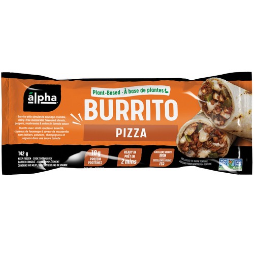 Alpha Foods Pizza Burrito 142 g (frozen)
