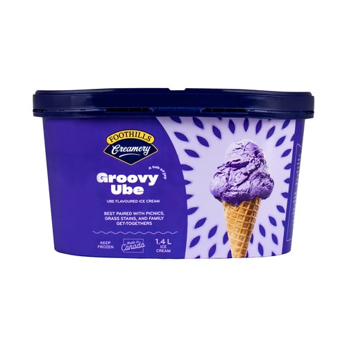Foothills Creamery Ice Cream Groovy Ube 1.4 L