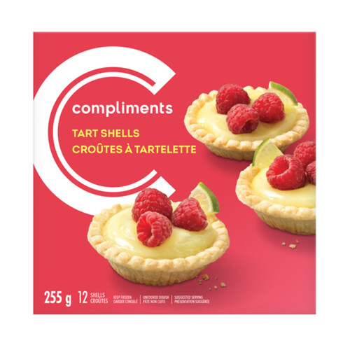 Compliments Tart Shells 3 inch 255 g (frozen)