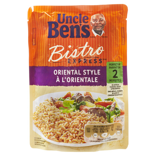 Uncle Ben's Original Bistro Express Rice Oriental Style 250 g - Voilà  Online Groceries & Offers