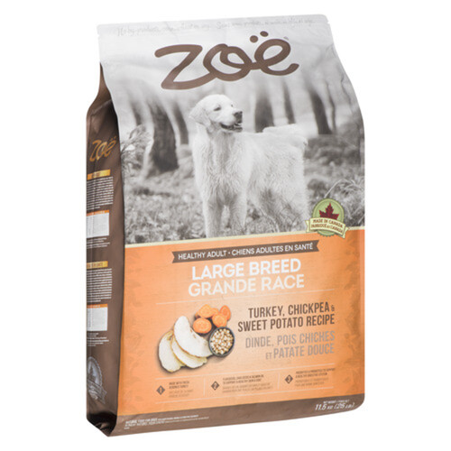 Zoe Dry Dog Food Large Breed Turkey Chickpea & Sweet Potato 11.5 kg