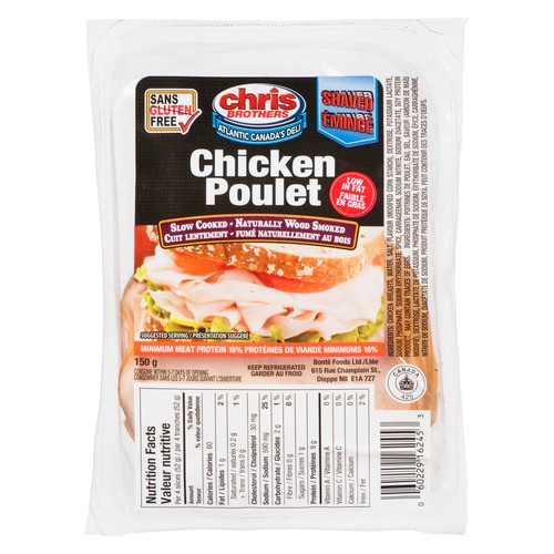 Chris Brothers Shaved Chicken Breast 150 g