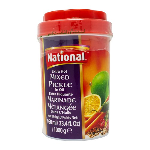 National Mixed Pickle Extra Hot 1 kg