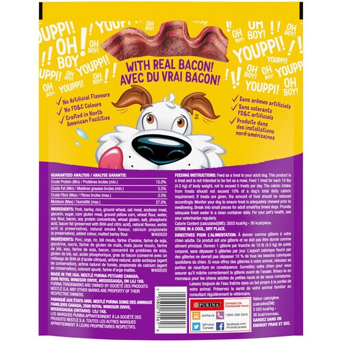 Purina Beggin' Dog Treats With Bacon 708 g