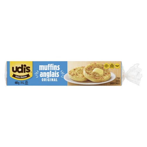 Udi's Gluten-Free English Muffins Original 480 g (frozen)