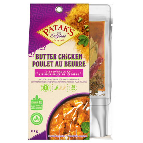 Patak's 3-Step Sauce Kit Butter Chicken 313 g